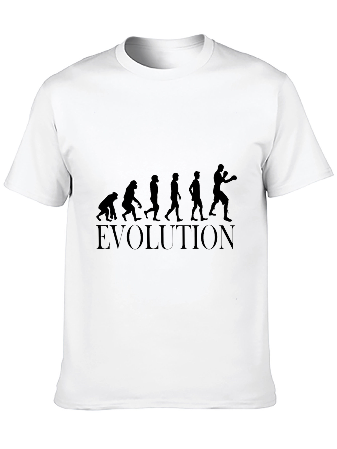 Evolution of Boxing Black T-Shirt