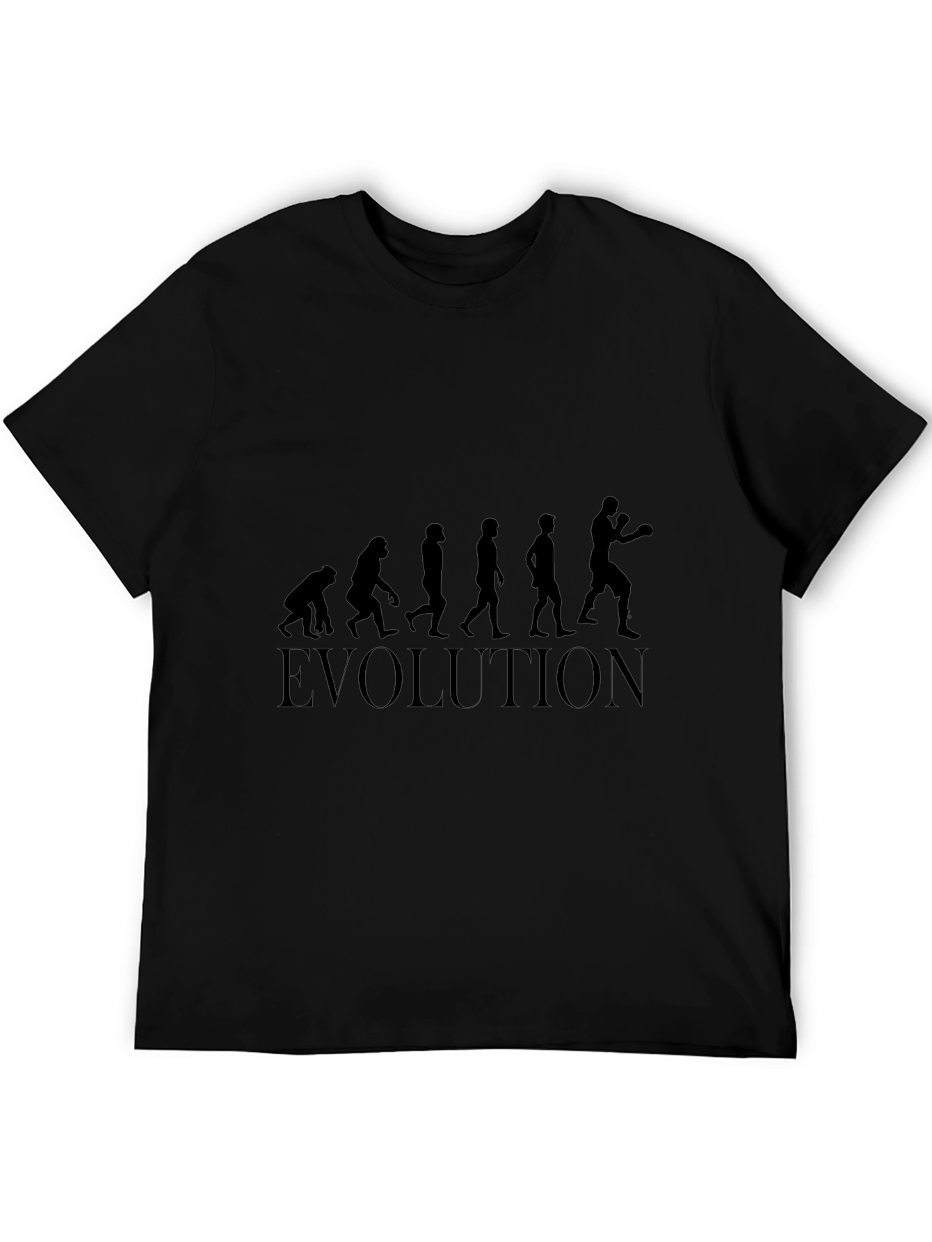 Evolution of Boxing Black T-Shirt