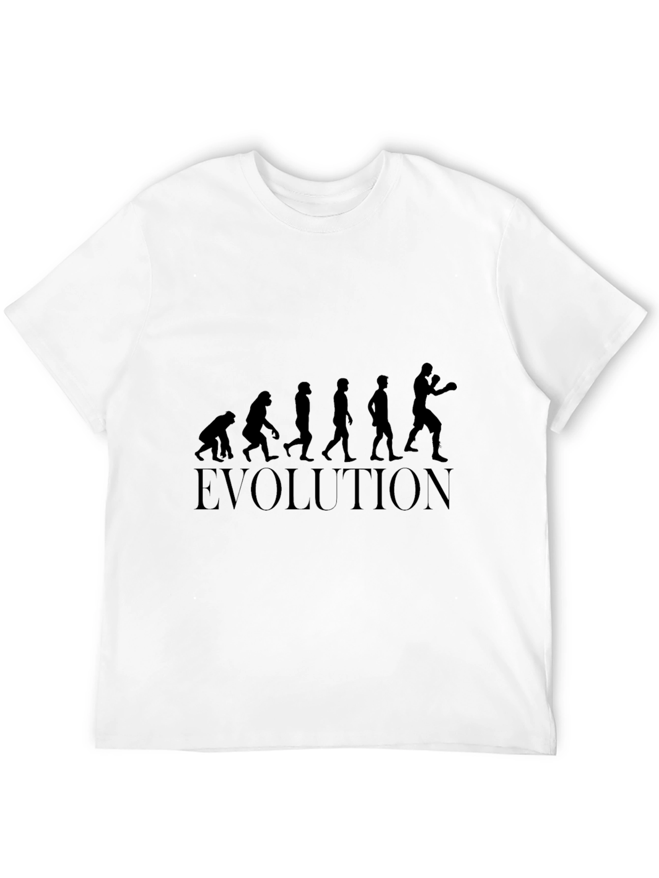 Evolution of Boxing Black T-Shirt