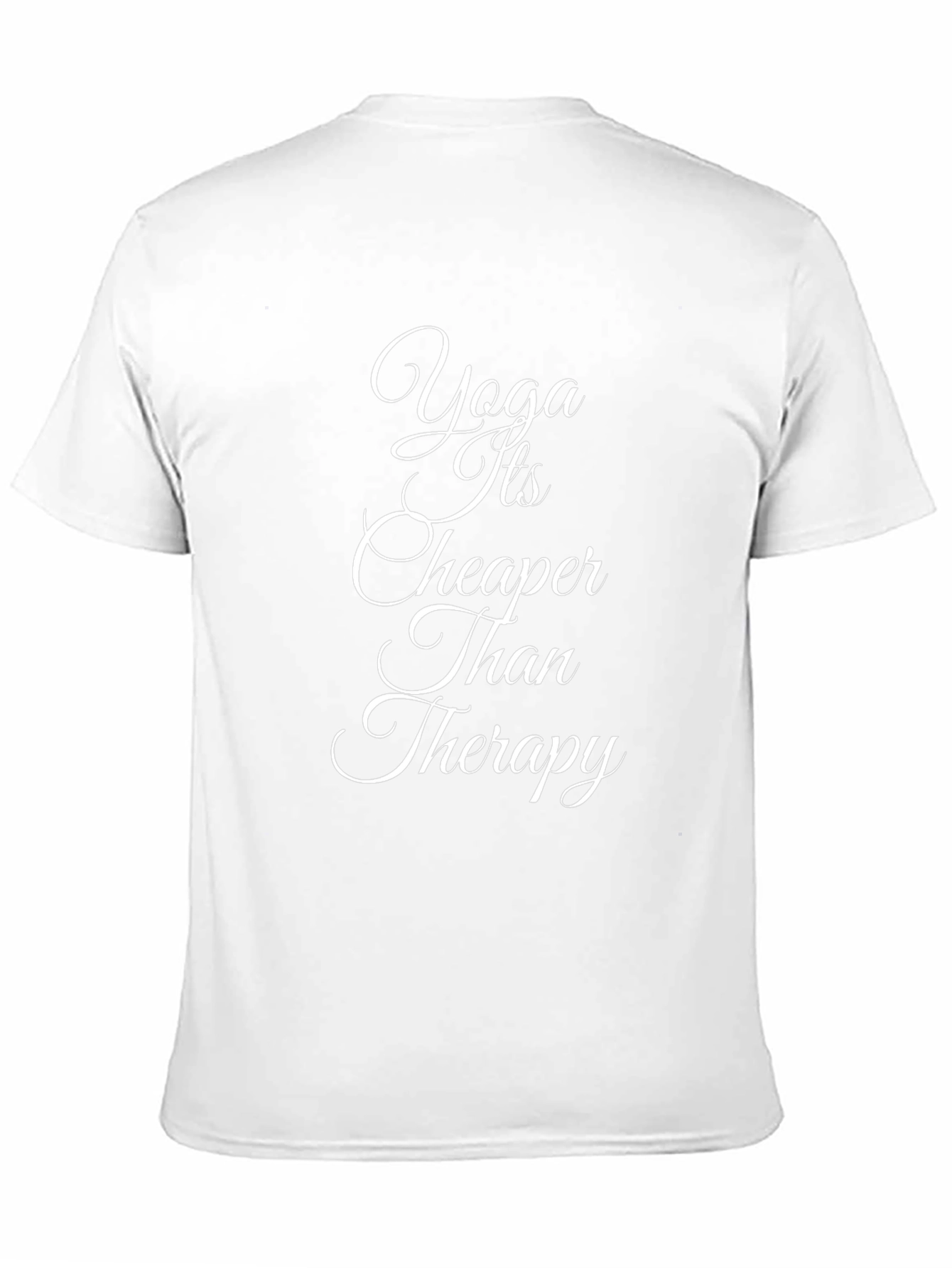 Yoga Cheaper Than Therapy Black T-Shirt