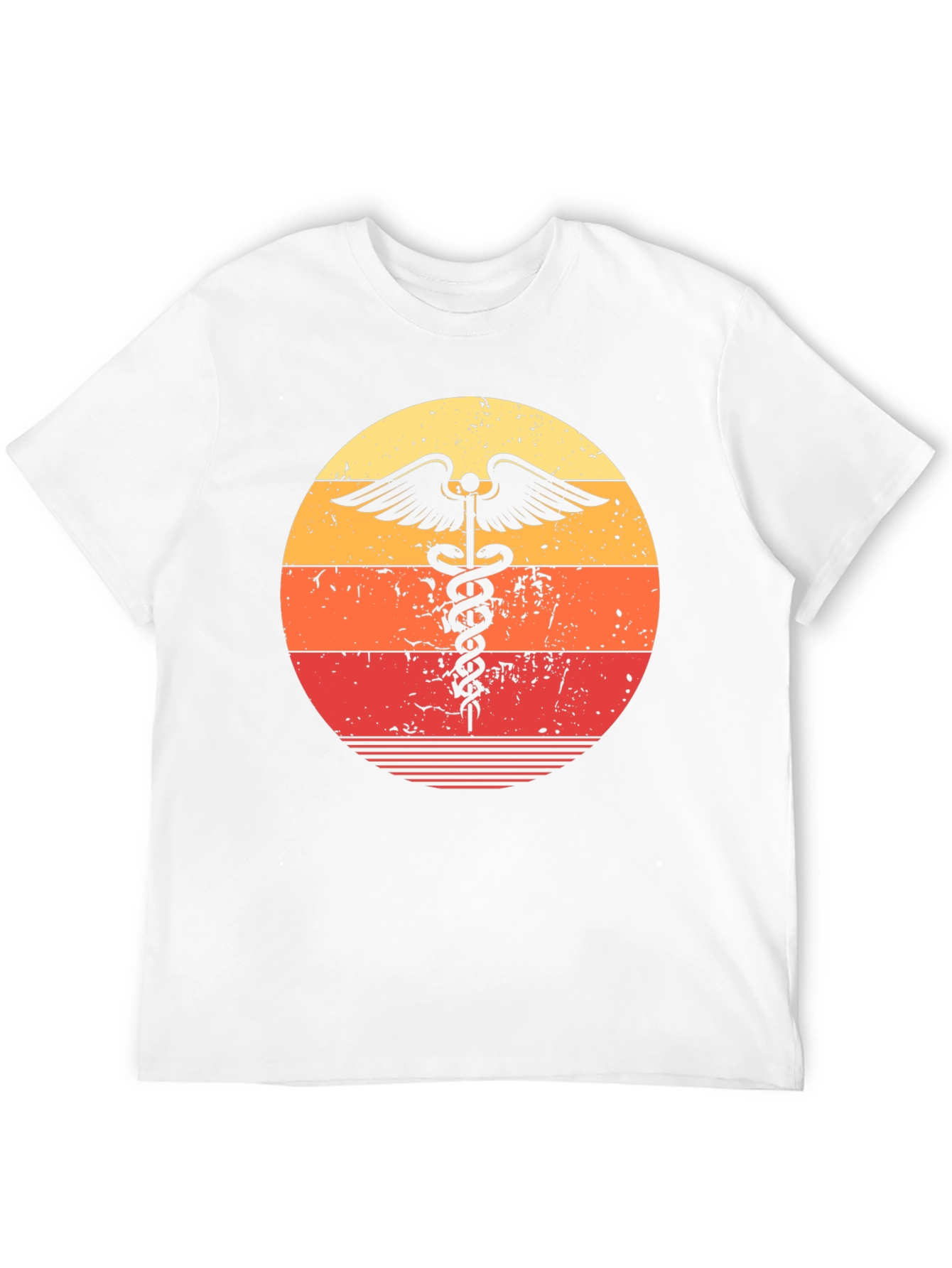 Retro Medical Caduceus Graphic Tee