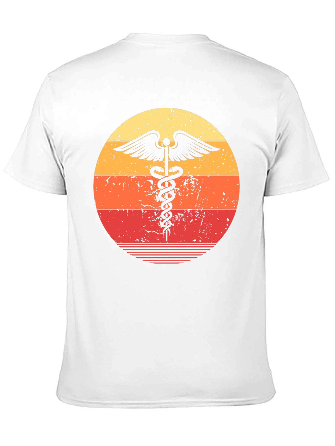 Retro Medical Caduceus Graphic Tee