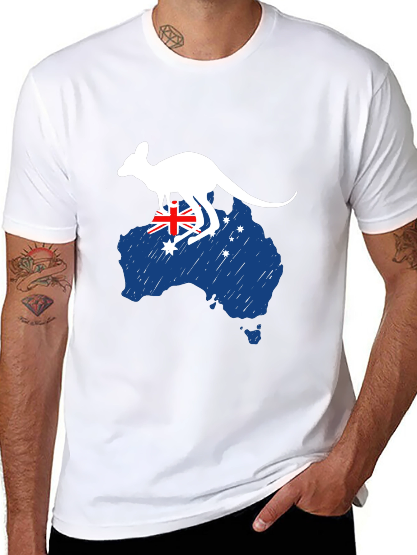 Australia Kangaroo Graphic Tee