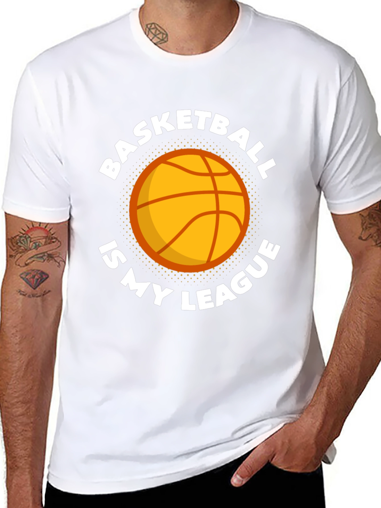Basketball is My League Graphic T-Shirt