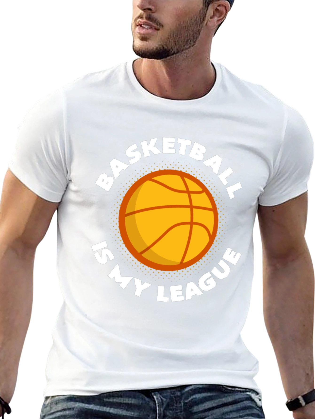 Basketball is My League Graphic T-Shirt