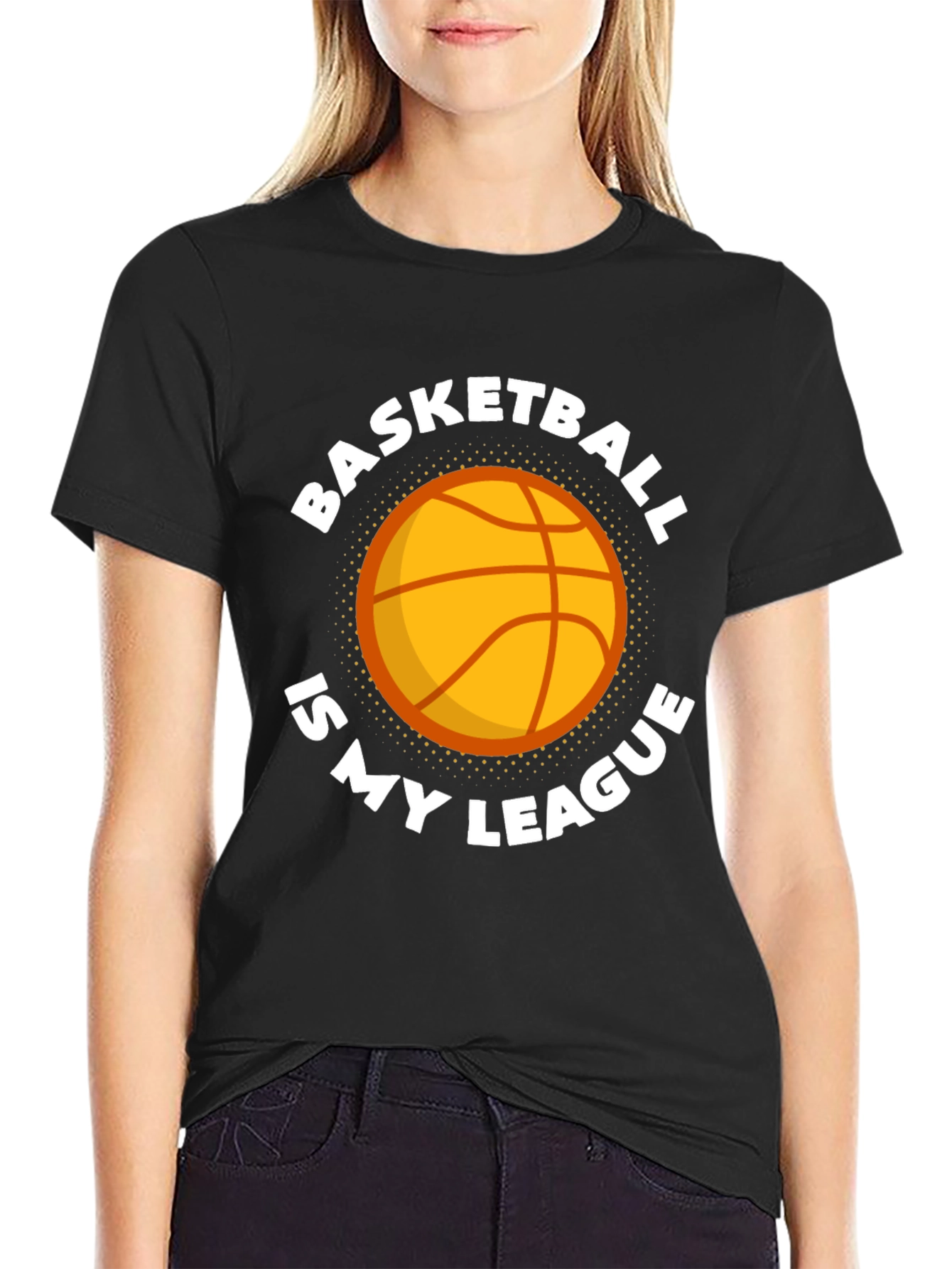 Basketball is My League Graphic T-Shirt