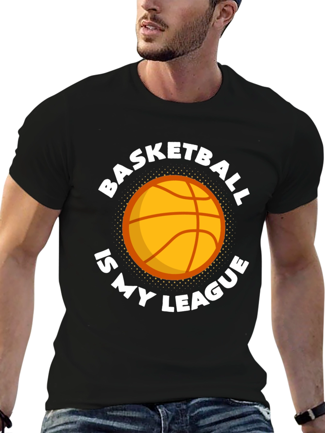 Basketball is My League Graphic T-Shirt