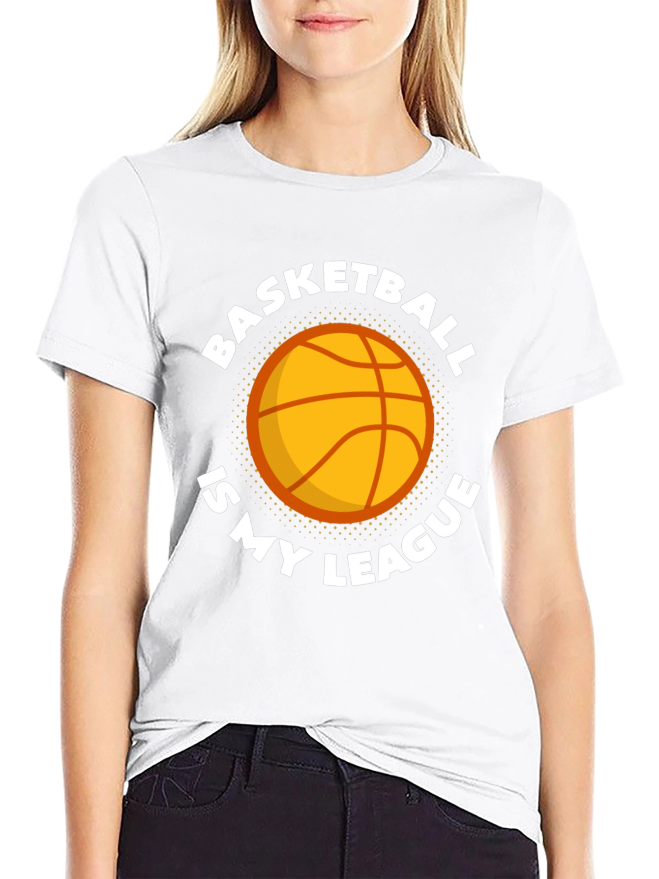 Basketball is My League Graphic T-Shirt