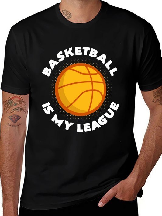 Basketball is My League Graphic T-Shirt