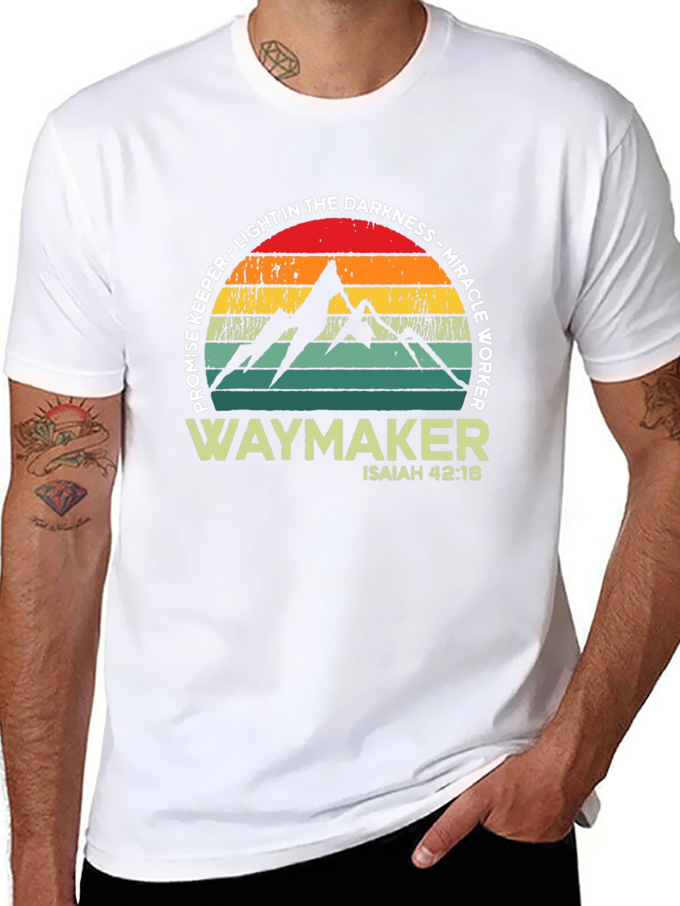 Waymaker Christian Graphic Tee - Promise Keeper Shirt