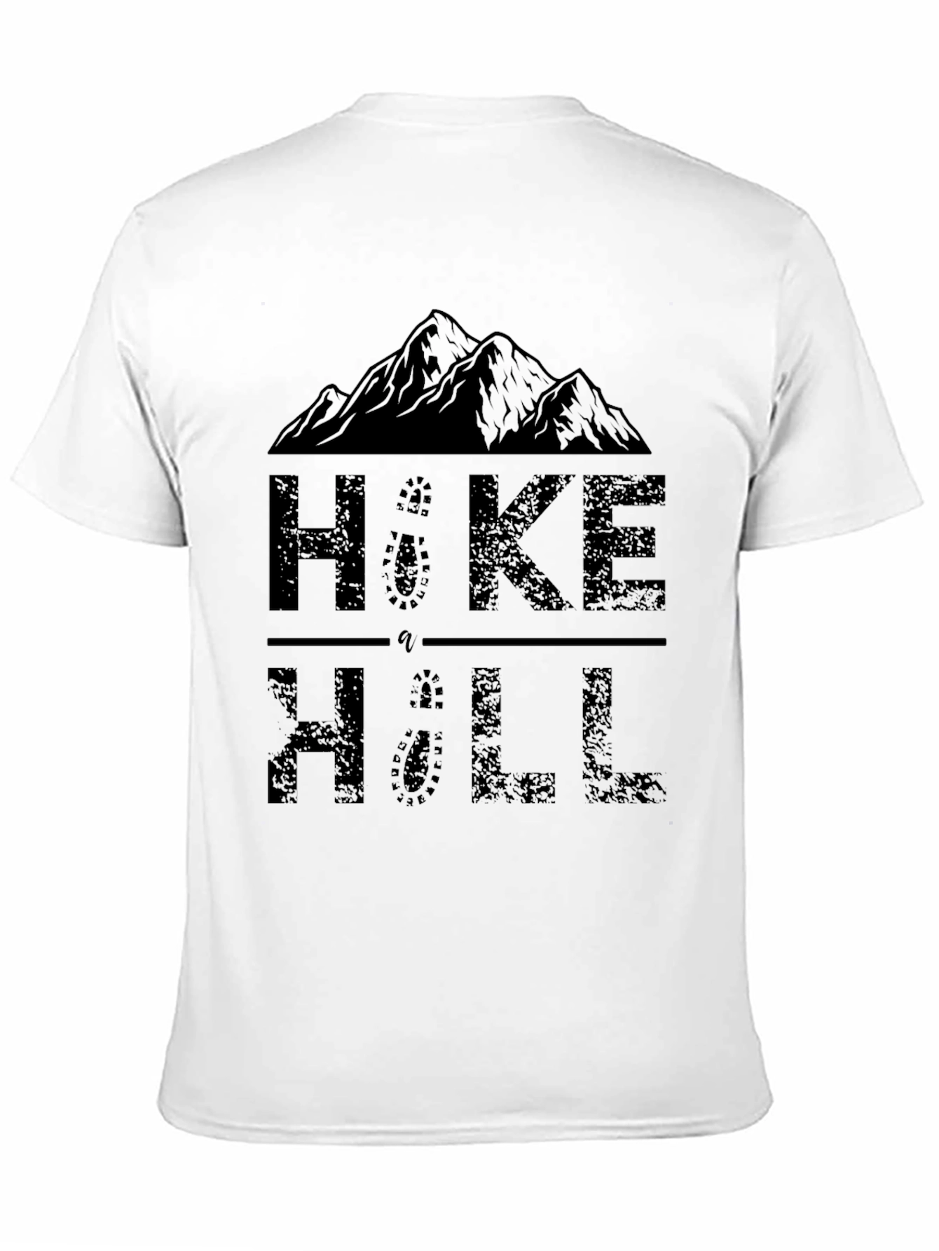 Hike a Hill Graphic Print Crew Neck T-Shirt