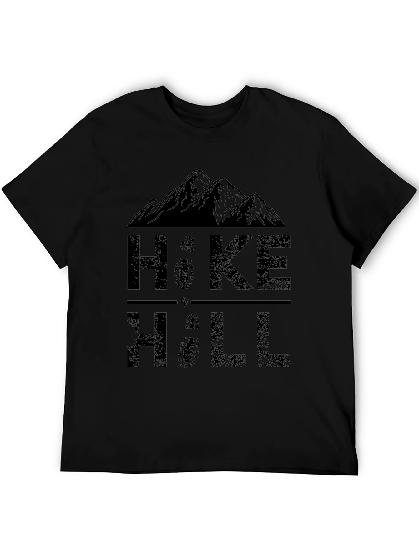 Hike a Hill Graphic Print Crew Neck T-Shirt