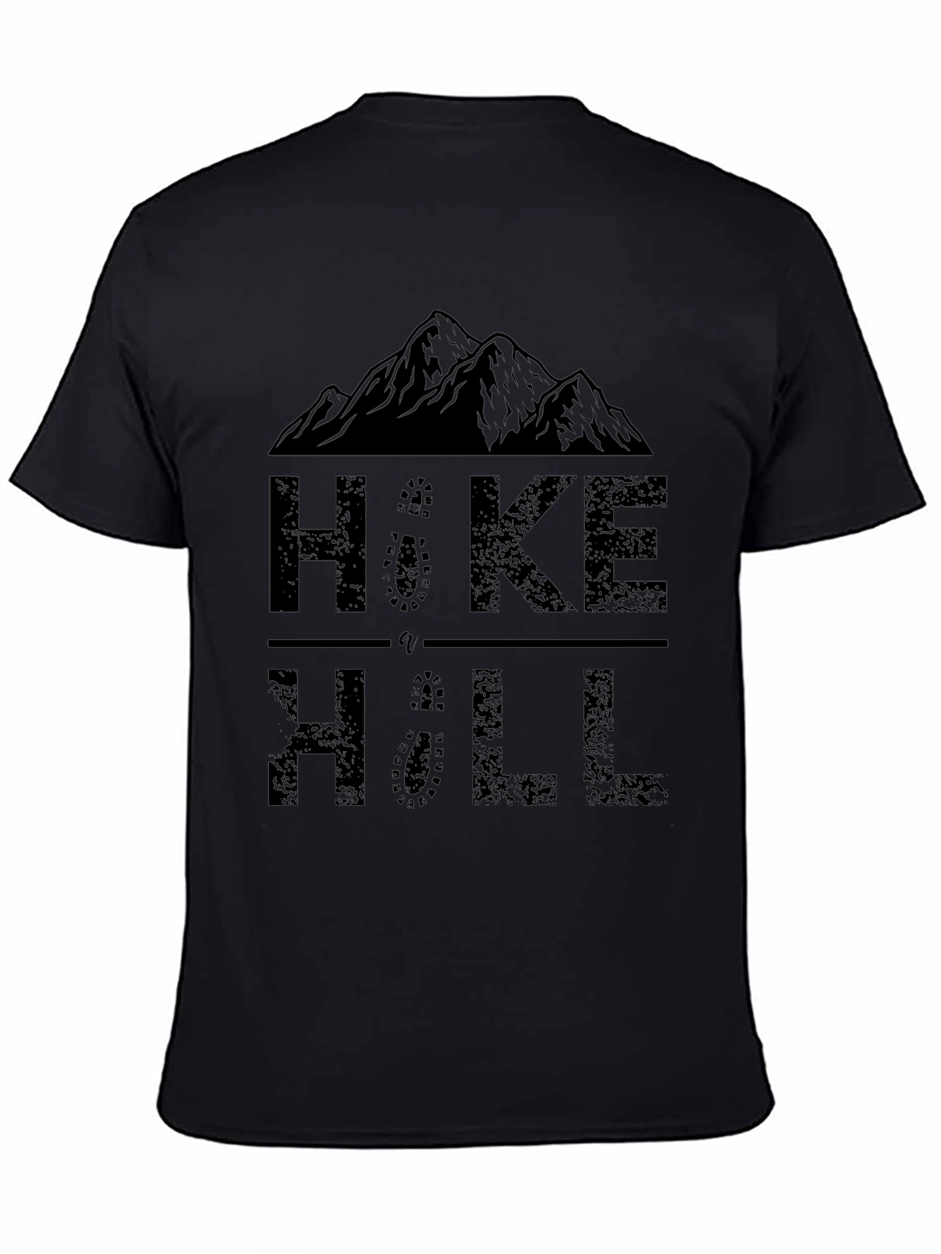 Hike a Hill Graphic Print Crew Neck T-Shirt