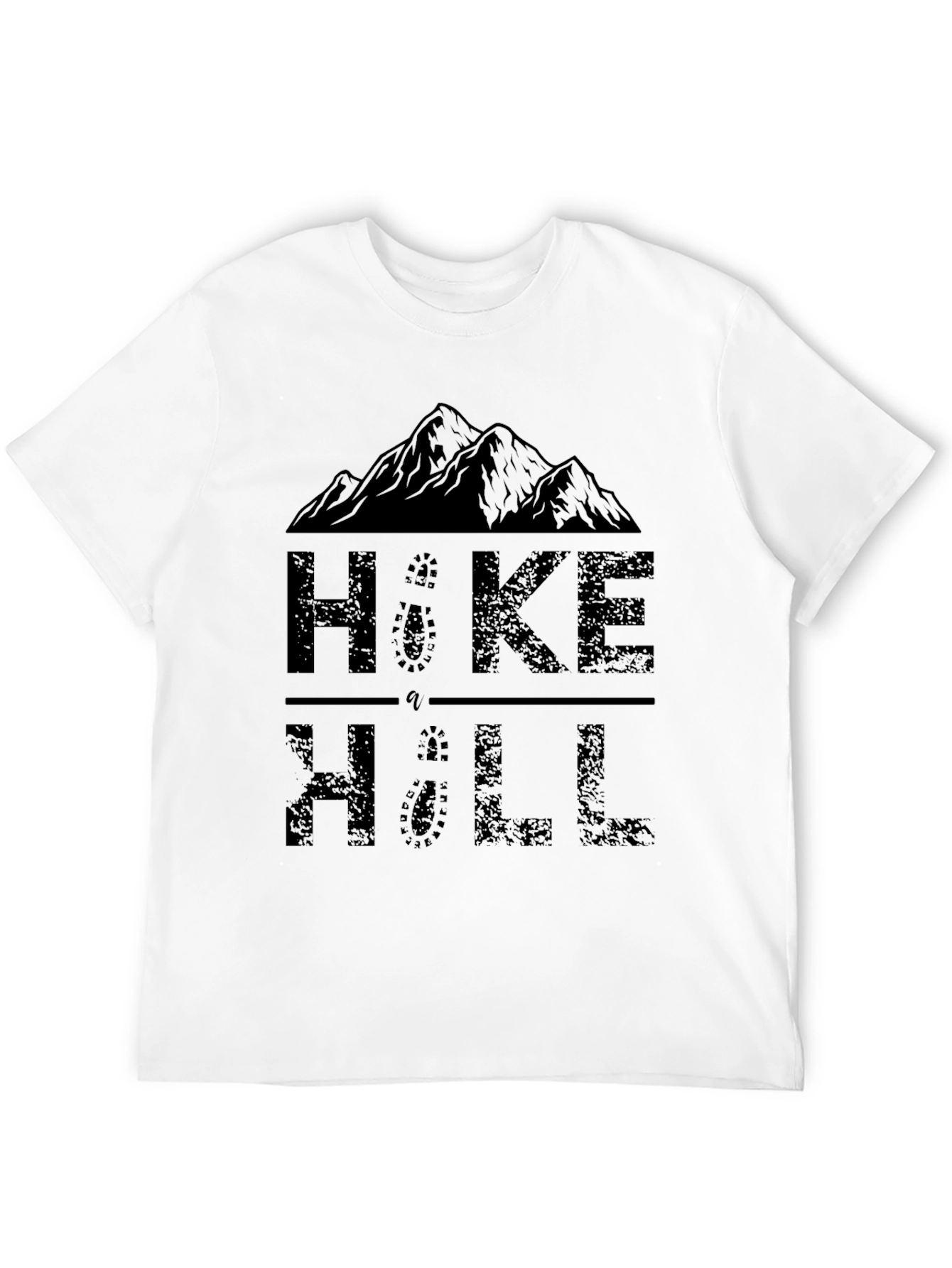 Hike a Hill Graphic Print Crew Neck T-Shirt