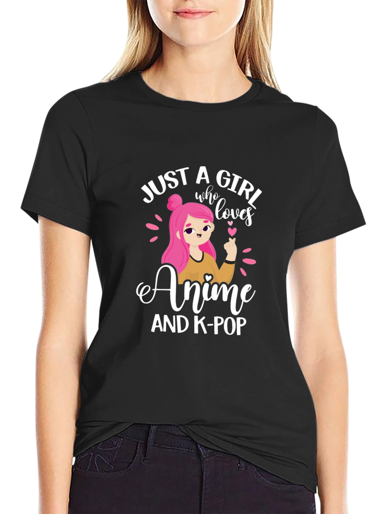 Anime & K-Pop Lover T-Shirt - Just a Girl