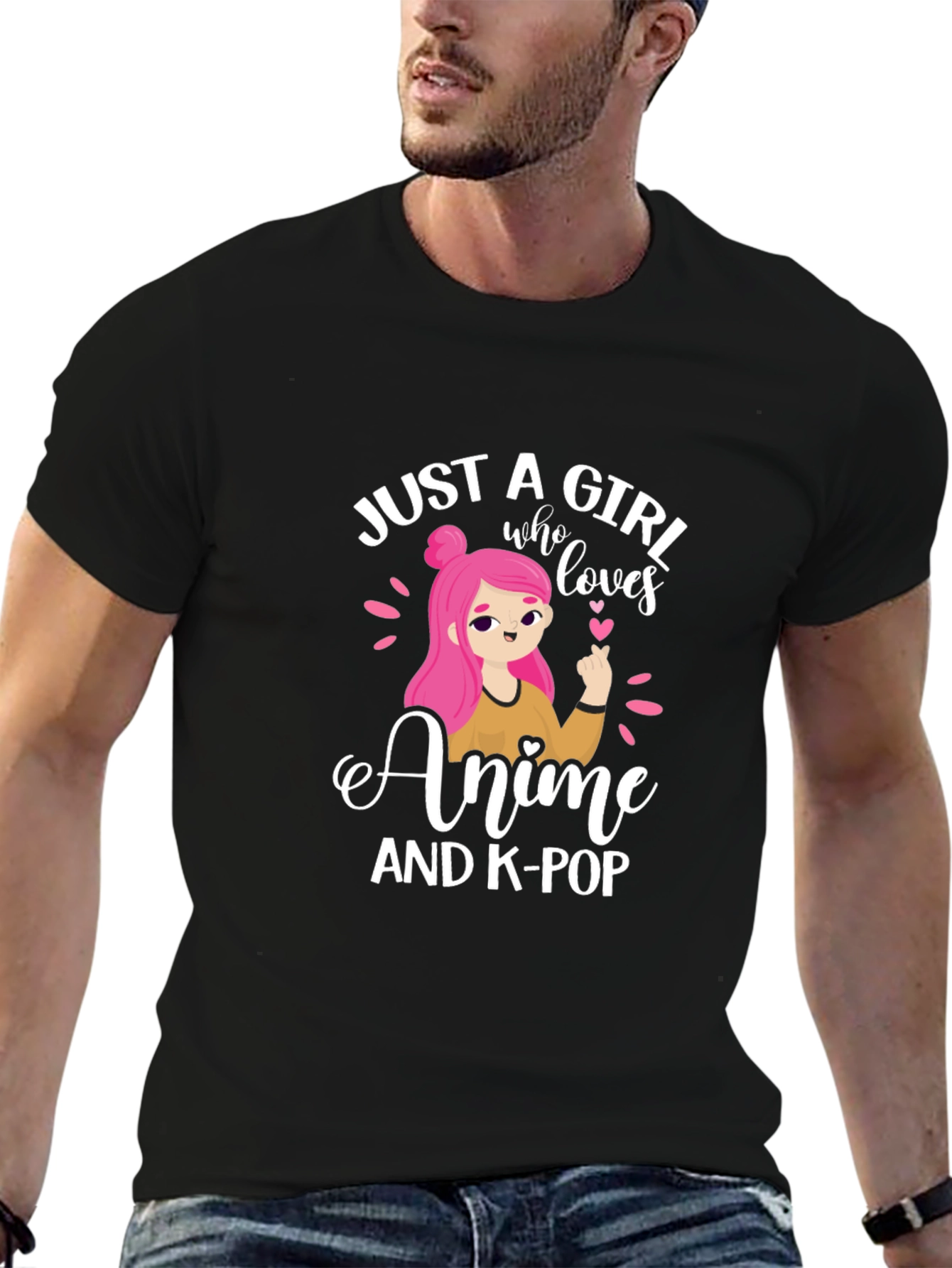 Anime & K-Pop Lover T-Shirt - Just a Girl