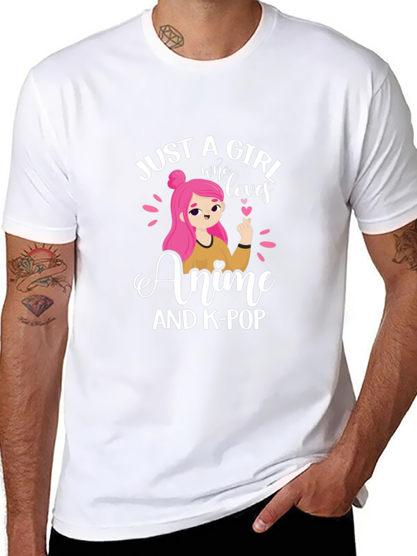Anime & K-Pop Lover T-Shirt - Just a Girl