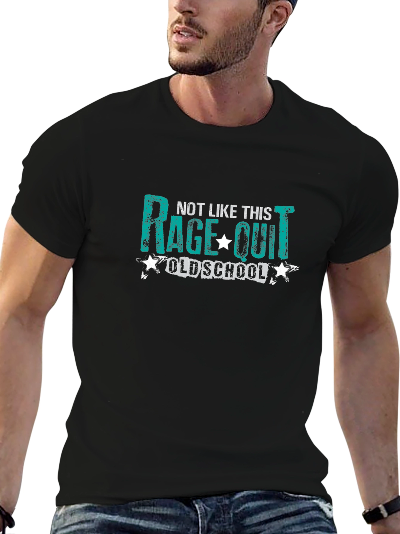 Rage Quit Old School Graphic T-Shirt