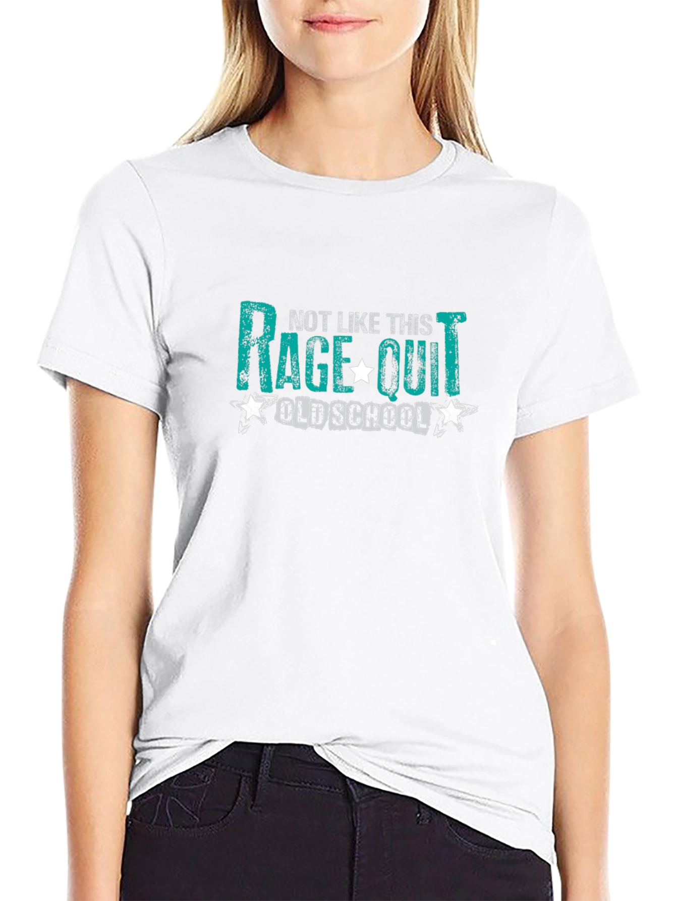 Rage Quit Old School Graphic T-Shirt