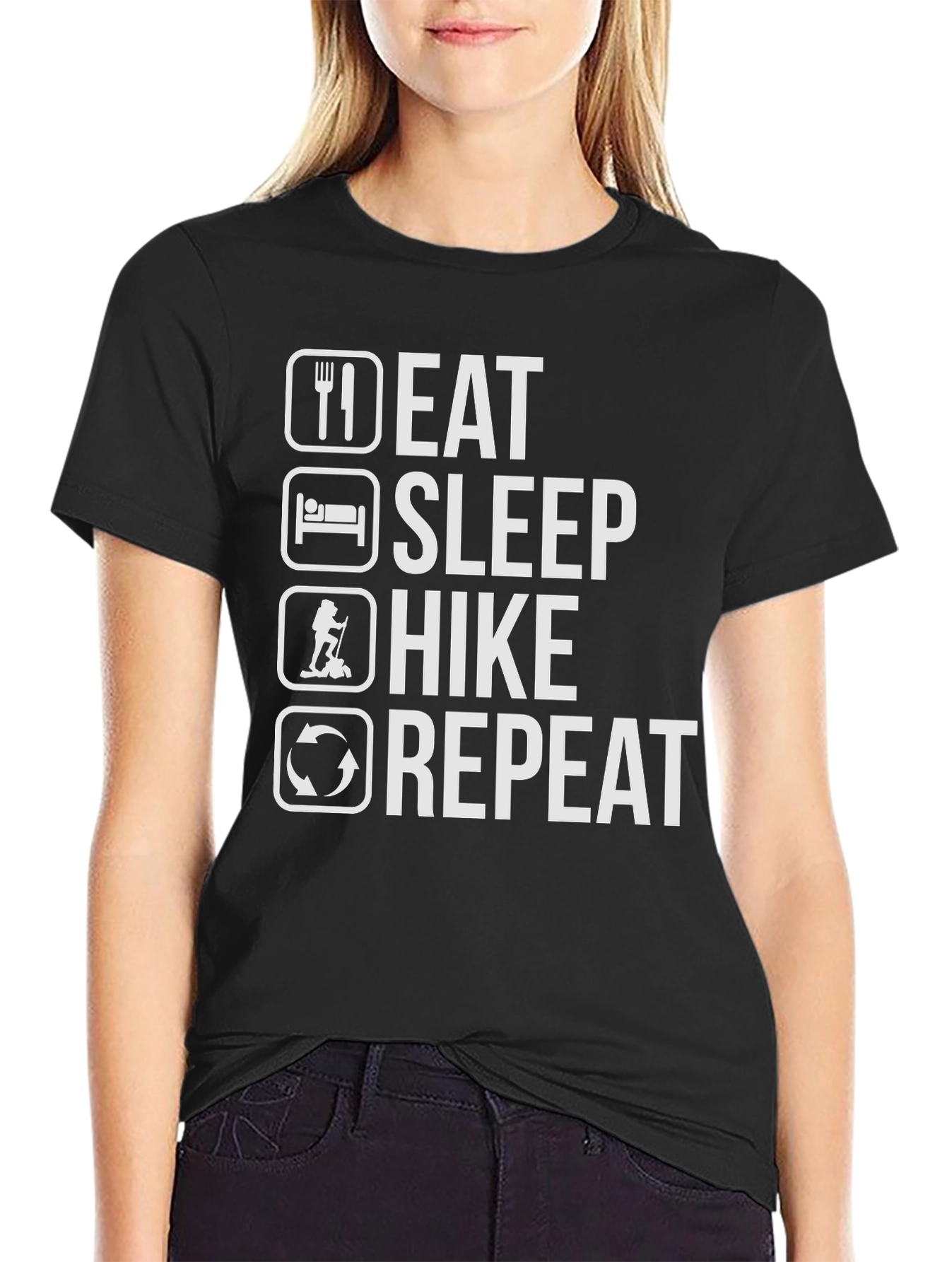 Eat Sleep Hike Repeat T-Shirt