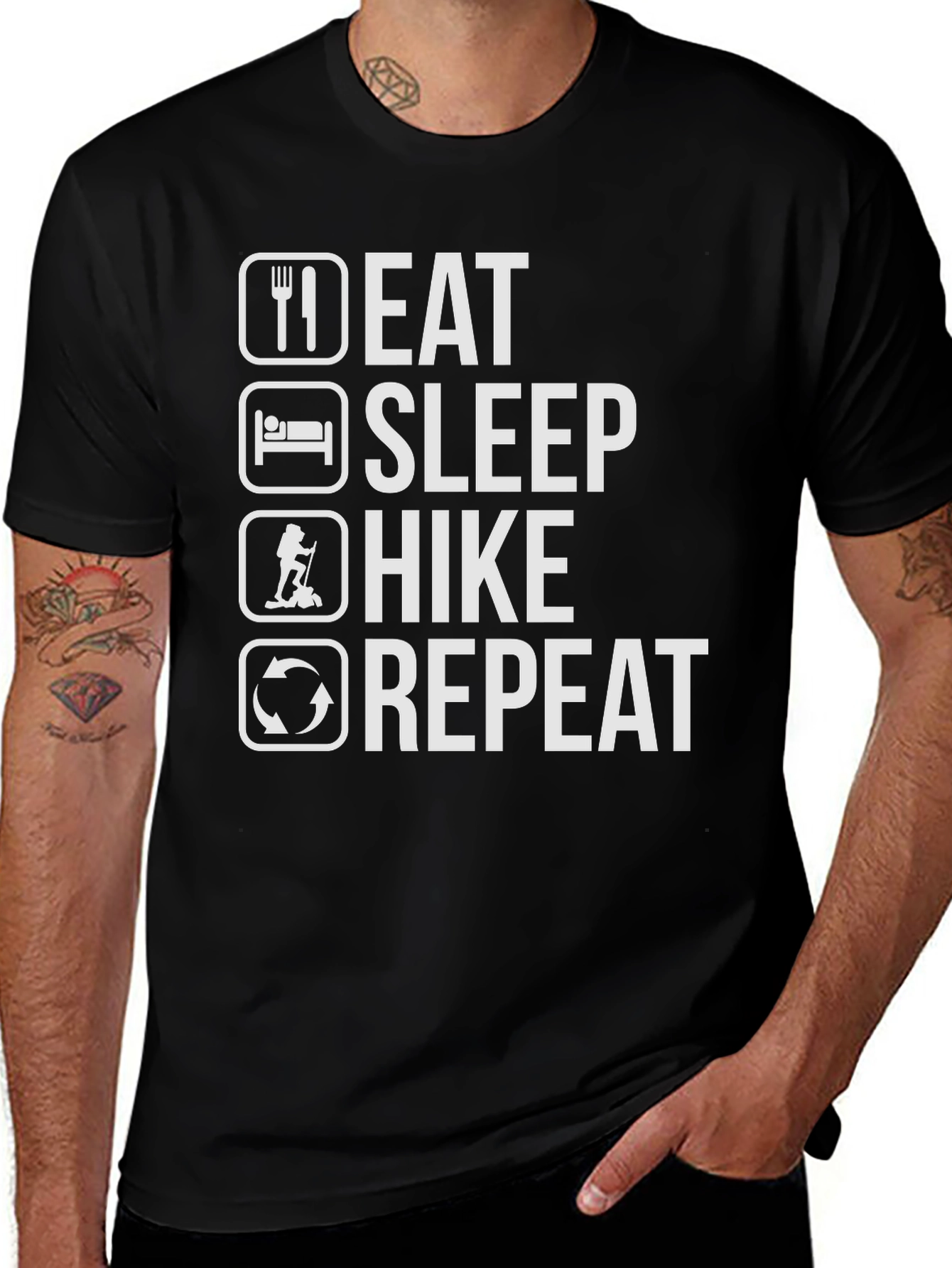 Eat Sleep Hike Repeat T-Shirt