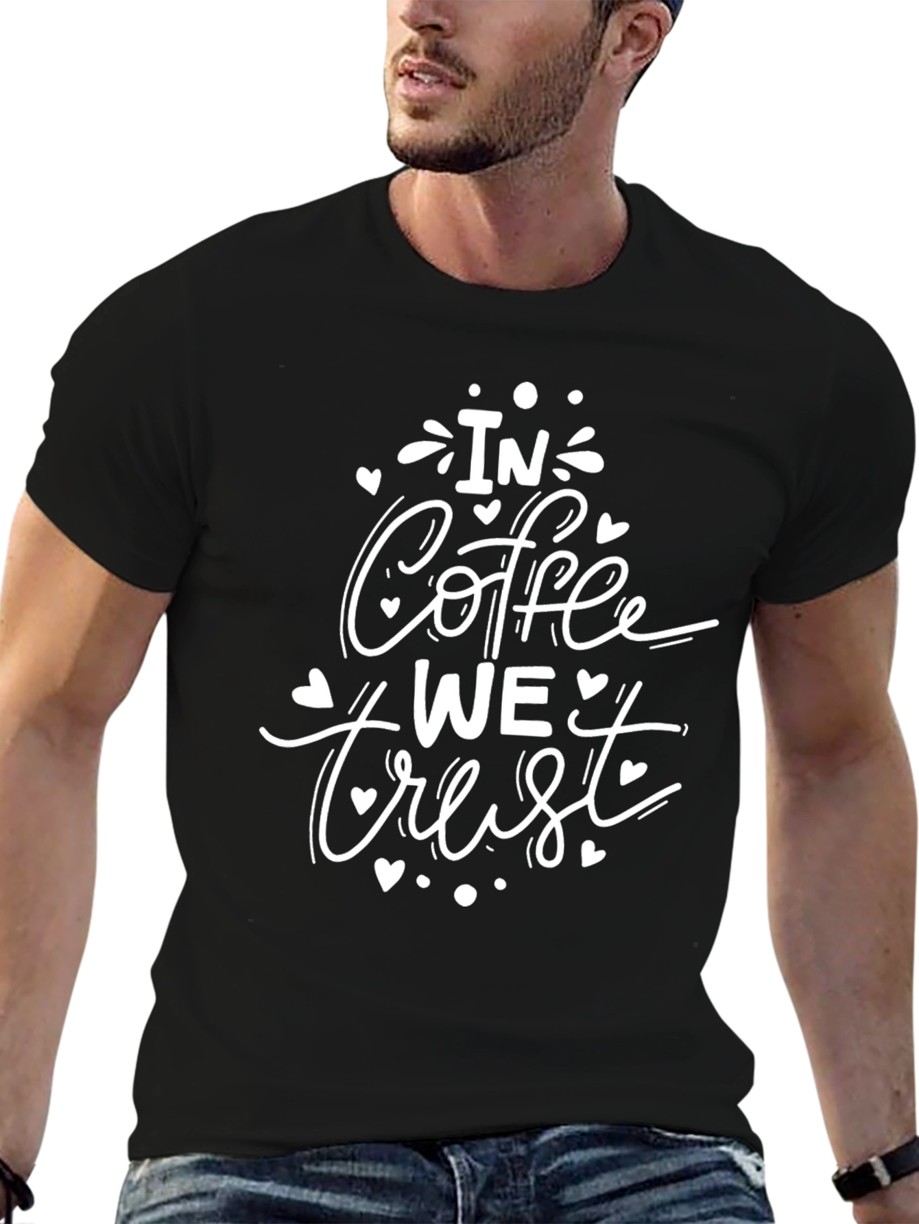 In Coffee We Trust Graphic Tee