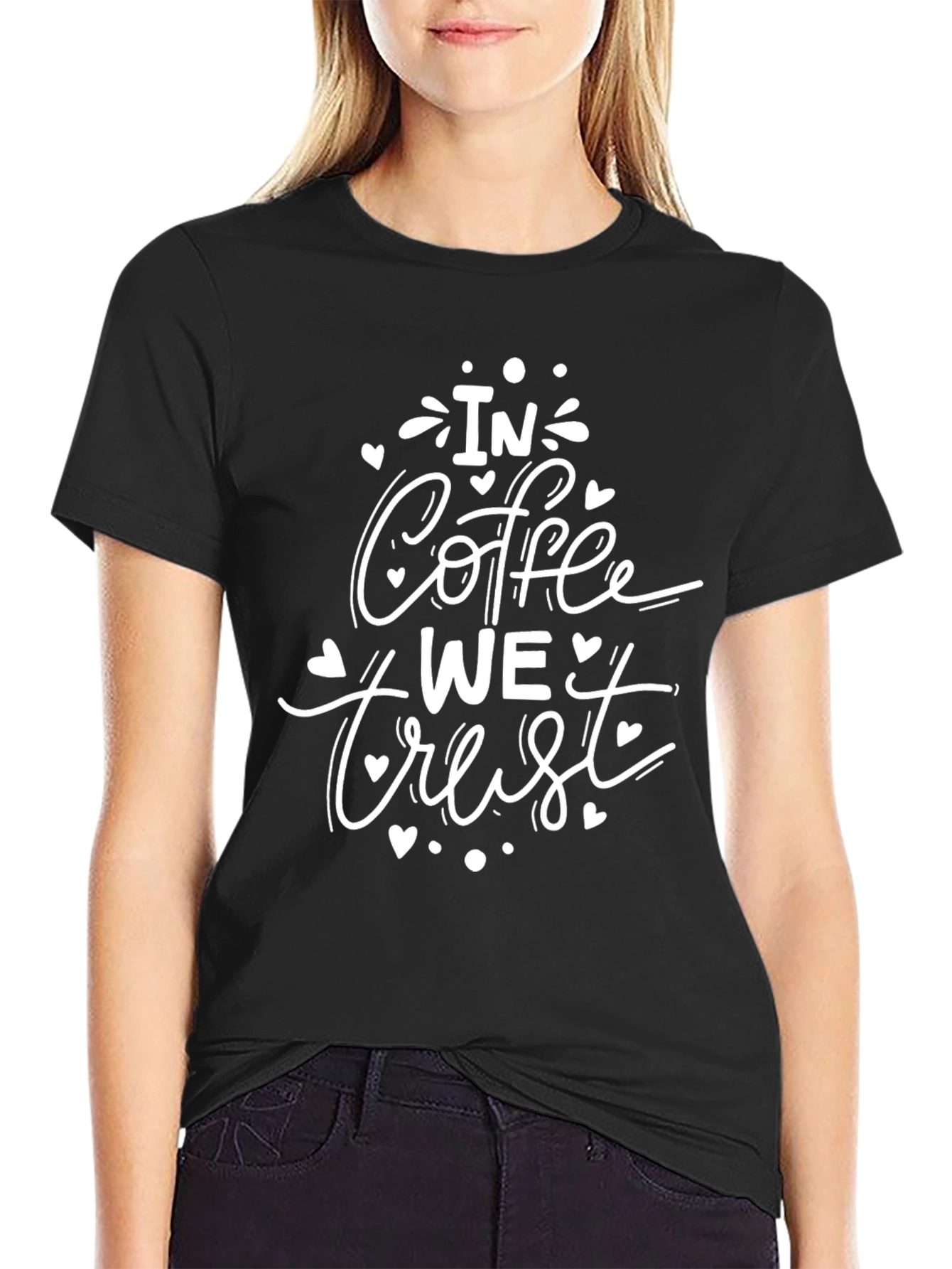 In Coffee We Trust Graphic Tee