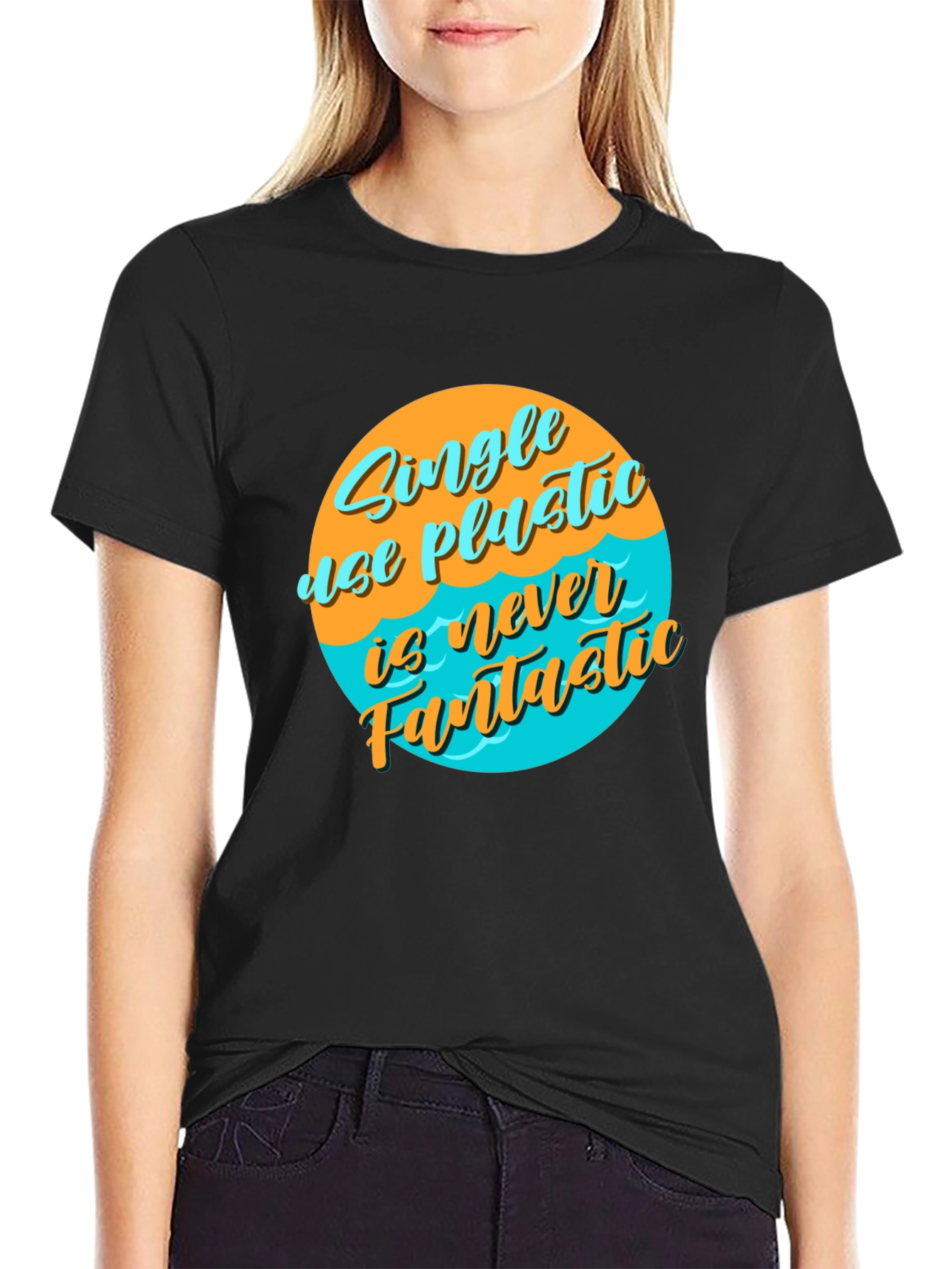 Single-Use Plastic T-Shirt - Environmental Awareness