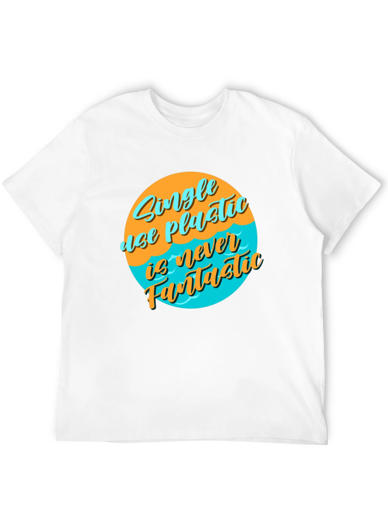 Single-Use Plastic T-Shirt - Environmental Awareness
