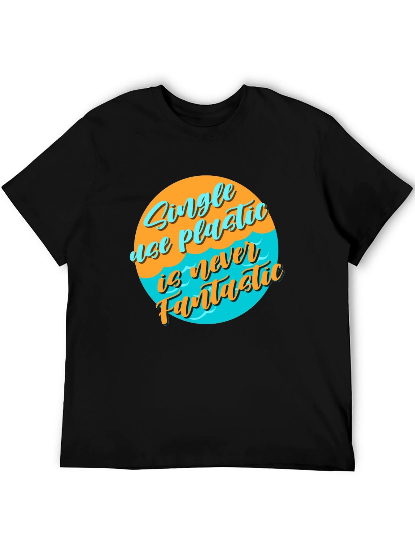 Single-Use Plastic T-Shirt - Environmental Awareness