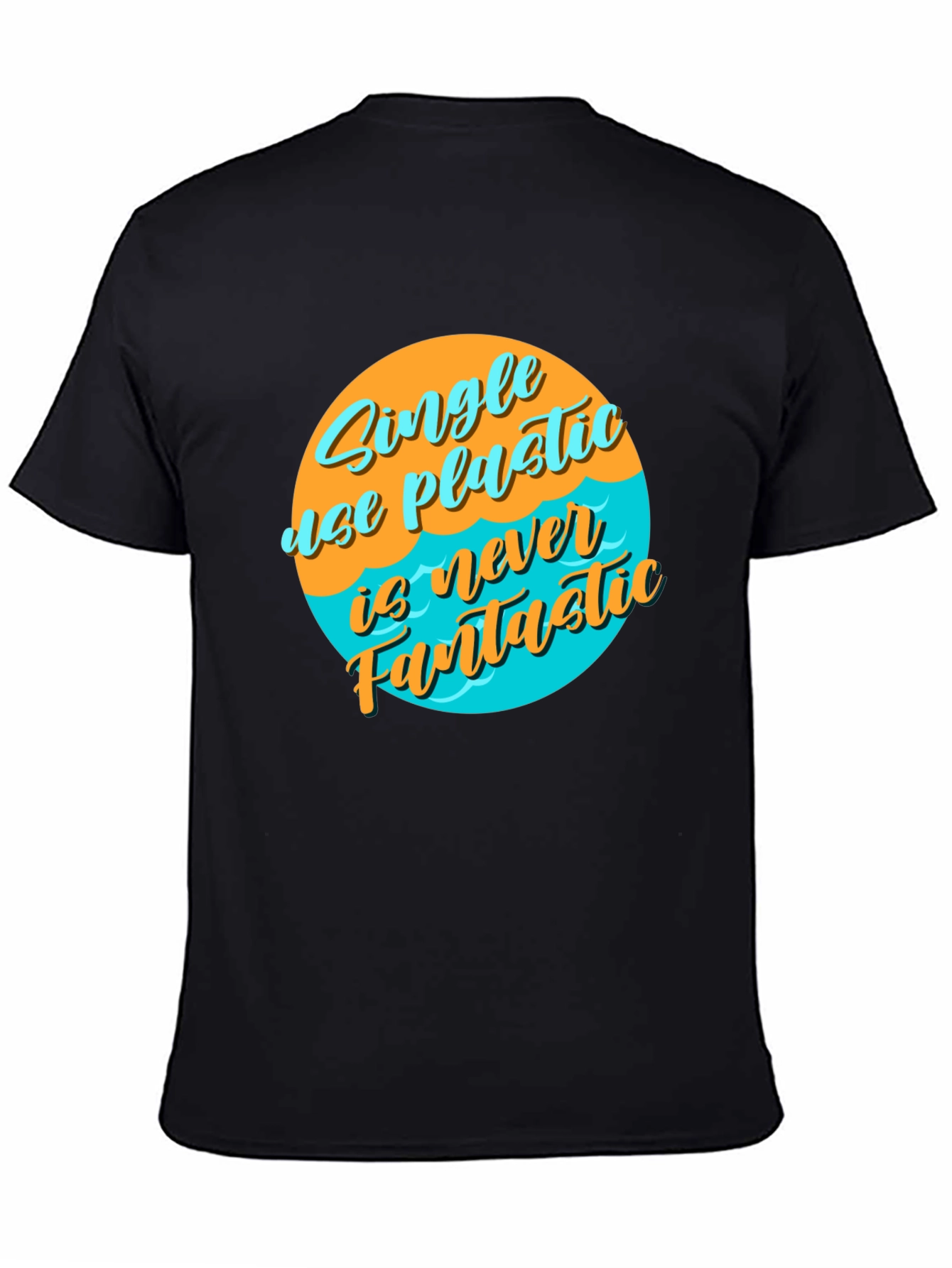 Single-Use Plastic T-Shirt - Environmental Awareness