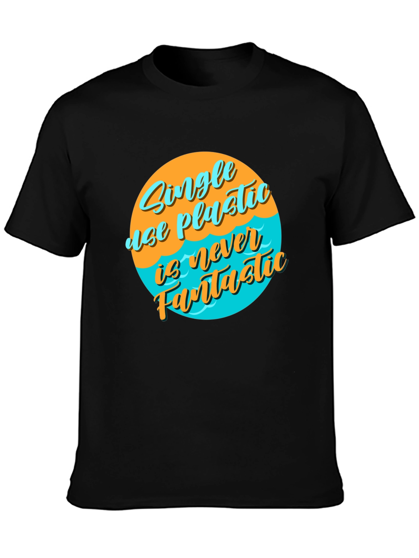 Single-Use Plastic T-Shirt - Environmental Awareness