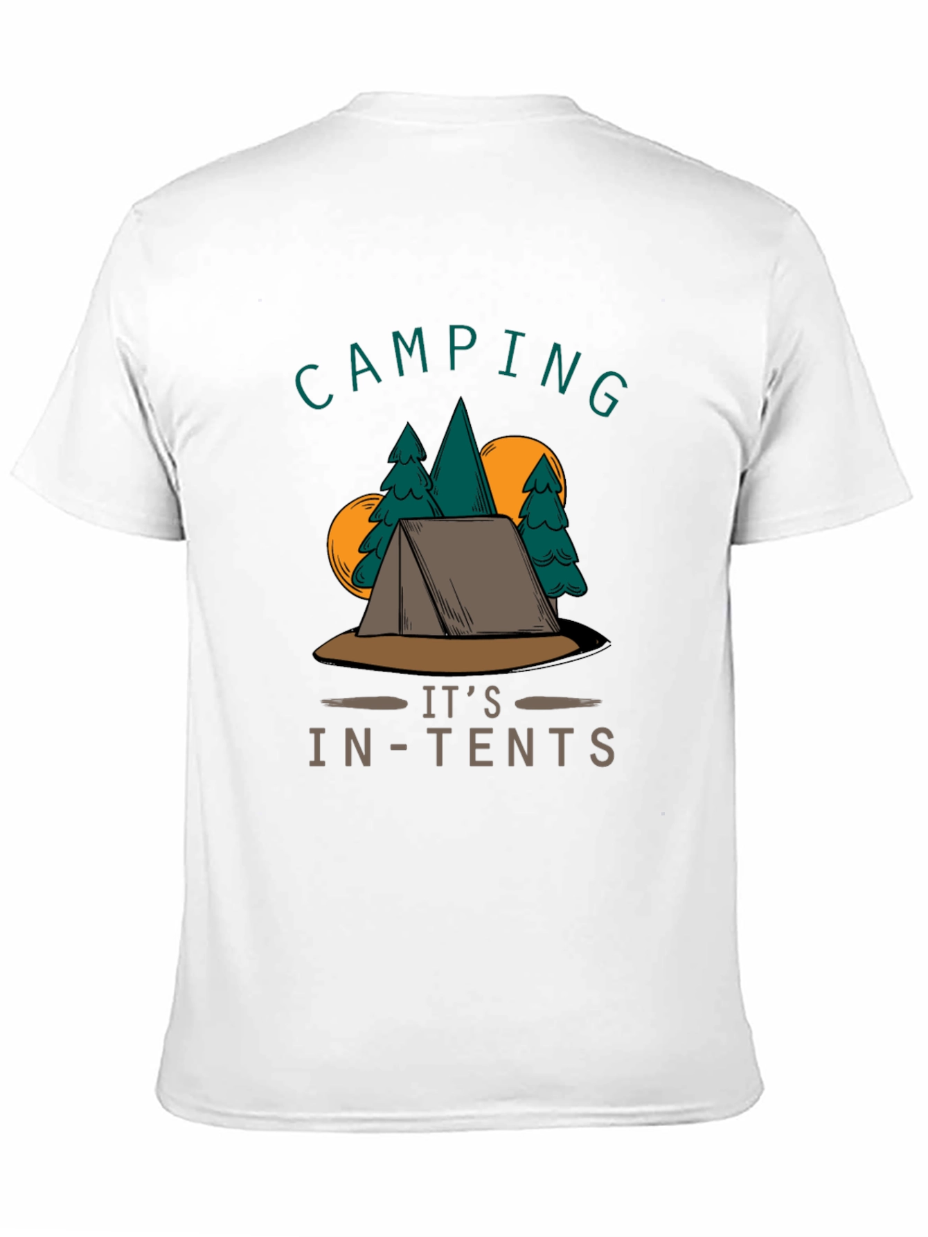 Camping Its In-Tents Graphic T-Shirt