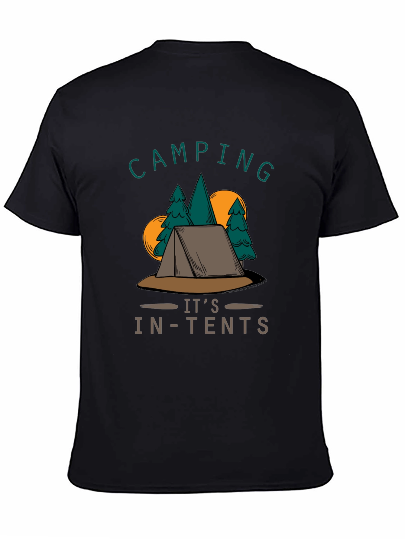 Camping Its In-Tents Graphic T-Shirt