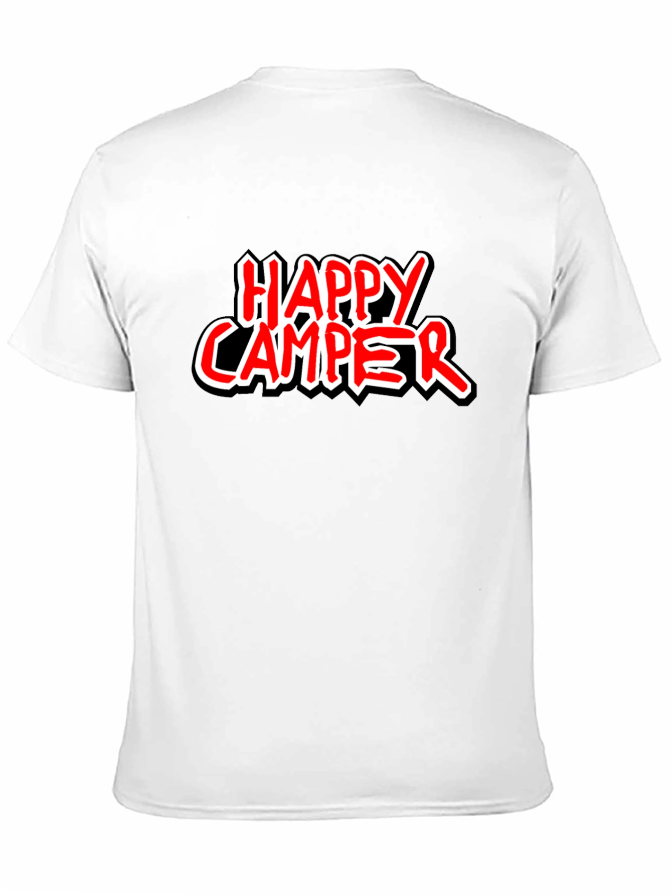Happy Camper Graphic Tee - Black