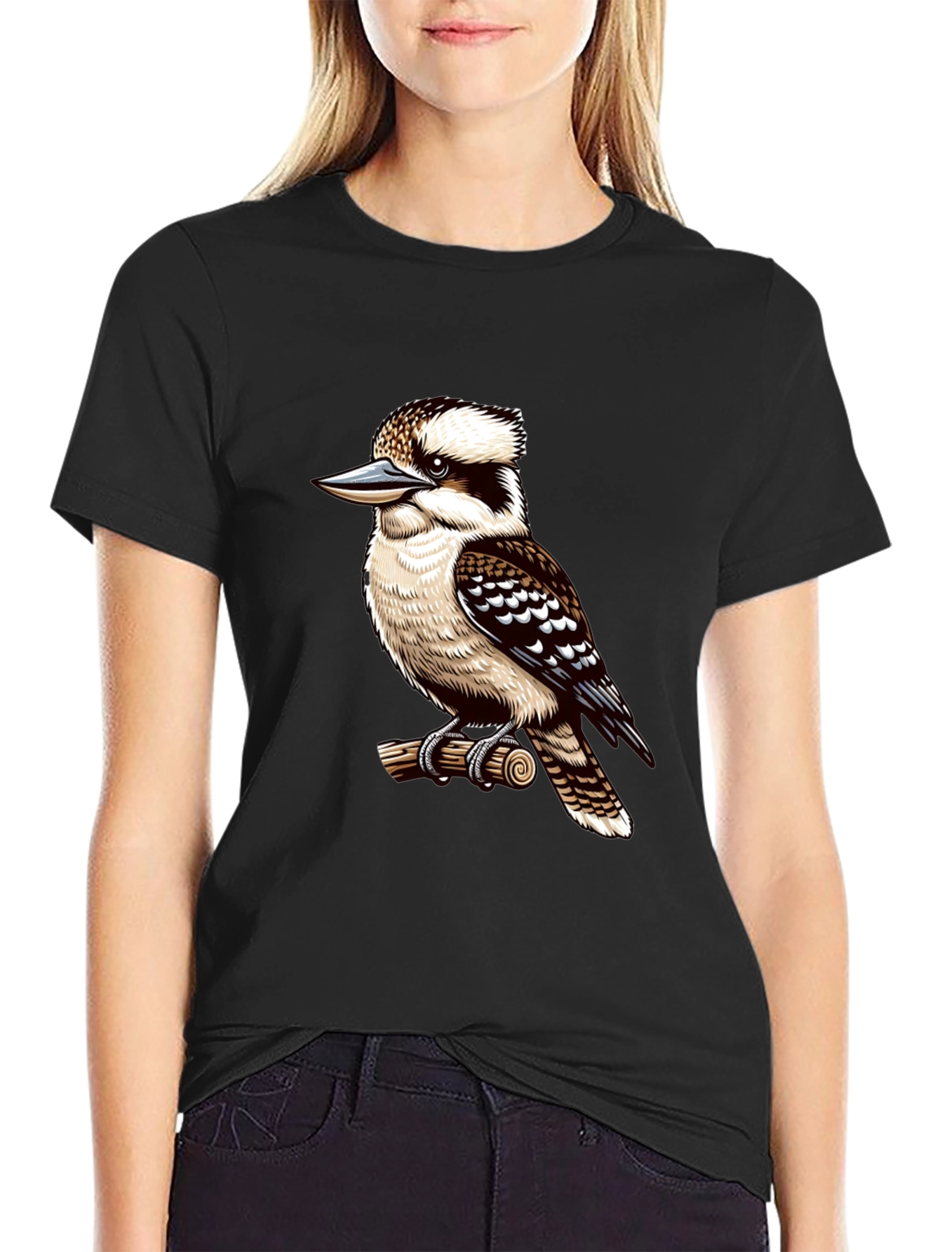 Kookaburra Bird Graphic T-Shirt