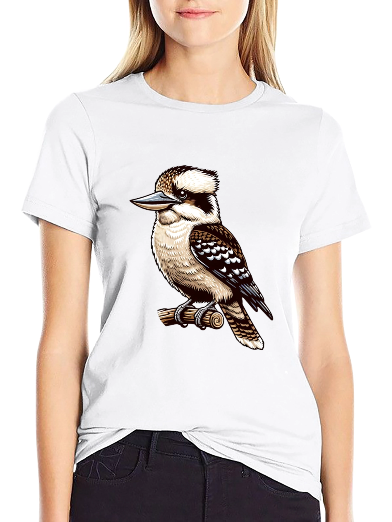 Kookaburra Bird Graphic T-Shirt