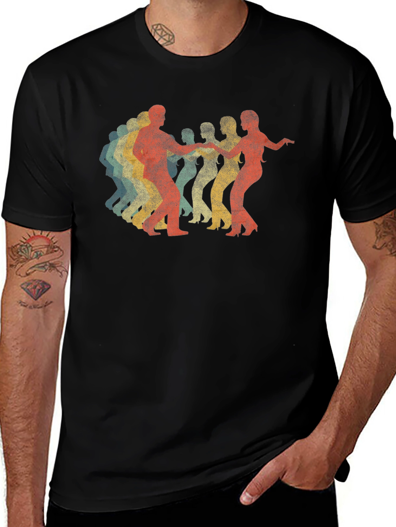 Retro Dance Silhouette T-Shirt