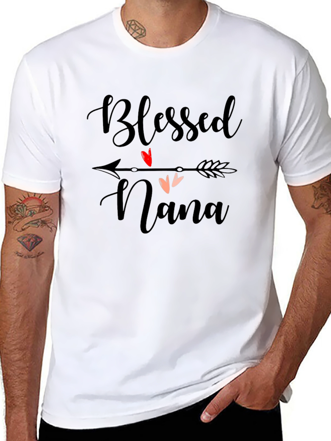 Blessed Nana Arrow Heart T-Shirt